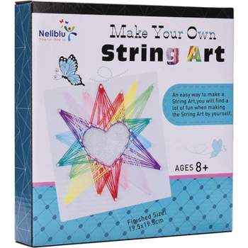 Neliblu DIY String Art Craft Kit for Kids - Star