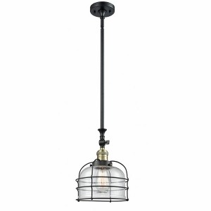 Innovations Lighting Bell Cage 1 - Light Pendant in  Black Antique Brass - 1 of 1