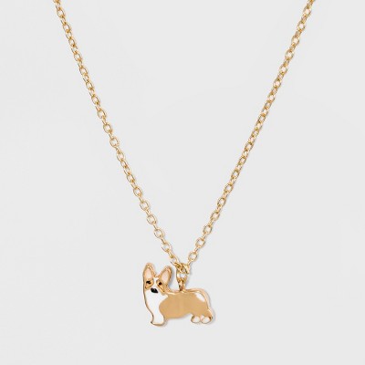 Corgi Dog Charm Necklace – Wild Fable 