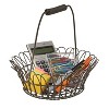 Park Designs Scalloped Wire Edge Basket With Handle - 2 of 3