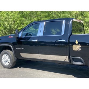 QAA Stainless Gas Cap Door Trim 1Pc Fits 2020-2024 Chevrolet Silverado HD GC60184 QAA - 1 of 3