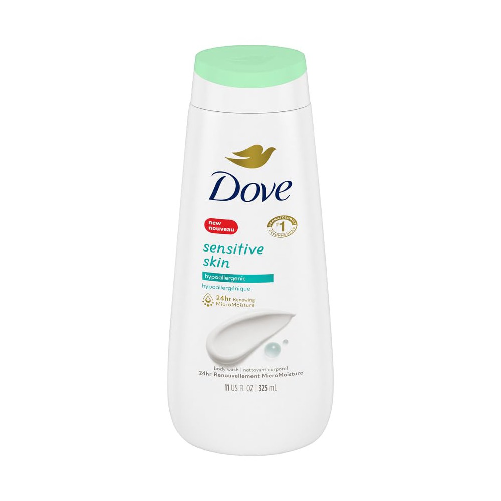 MFI Medical Dove Sensitive Skin Body Wash Liquid 12 oz. Bottle Unscented (575285_EA)
