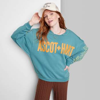 Women's Ascot + Hart Graphic Pullover Sweatshirt - Blue