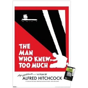 Trends International Alfred Hitchcock - The Man Who Knew Too Much (1954) Unframed Wall Poster Prints - 1 of 4