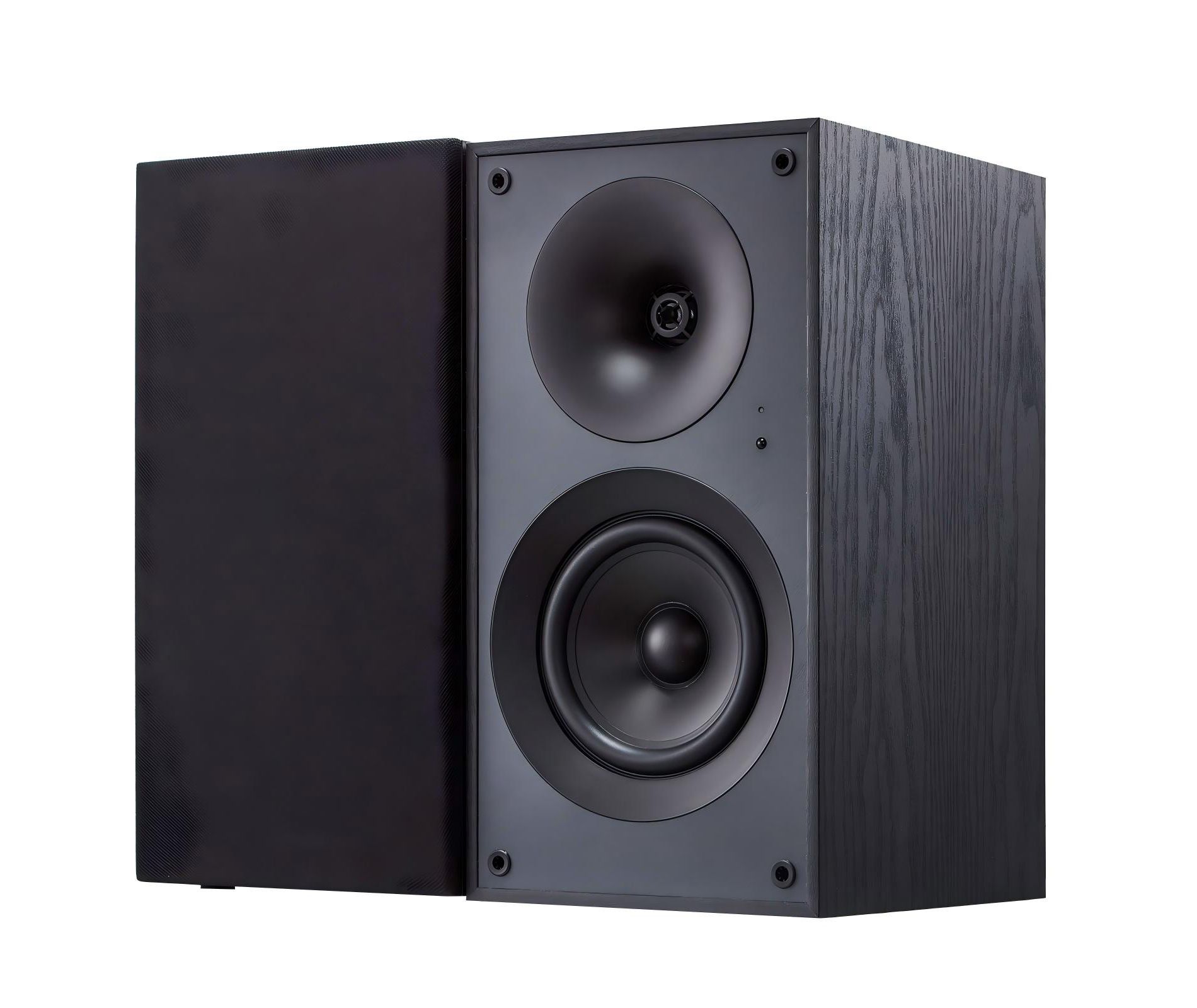 Powered Bookshelf Speakers with Bluetooth, 25W x 2 Active Studio Monitor & Computer Speakers, 5.25 in Woofer, RCA/USB
