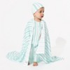 Bellabu Bear Baby Slumber Stripes Bamboo Swaddle & Beanie Set - 2 of 3
