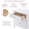 NicBex 24 Inch Nightstand with 3 Drawers,End Table,Wood Side Table with Round Knob Handles for Bedroom,Living Room - 3 of 4