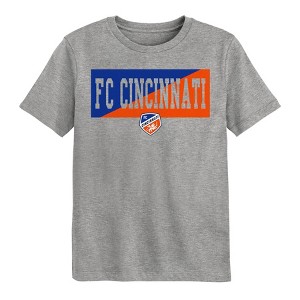 MLS FC Cincinnati Boys' Gray Poly T-Shirt - 1 of 1