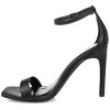 Journee Collection Womens Everton Tru Comfort Foam Open Toe High Stiletto Pumps Black 9.5 - 2 of 4