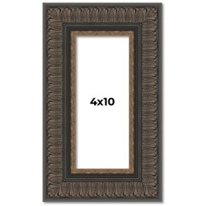 PosterPalooza | Panoramic Museum Brown Picture Frame - UV Acrylic, Foam Board Backing, Hanging Hardware - 1 of 4