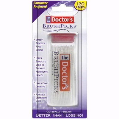 The Doctor's Brush Picks Interdental Toothpicks 120 ea