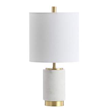 Davion Table Lamp - White/Brass Gold - Safavieh.