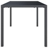 vidaXL Patio Table, Anthracite 65"x31.5"x28.3" Steel - 4 of 4
