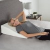 Yorkshire Home Wedge Memory Foam Support Pillow with Rayon from Bamboo Fiber Cover - 3 of 4