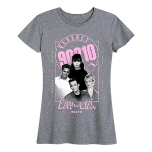 Women's - Beverly Hills 90210 - Kanji Short Sleeve Graphic T-Shirt - 1 of 4