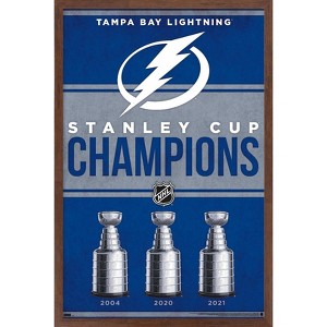 Trends International NHL Tampa Bay Lightning - Champions 23 Framed Wall Poster Prints - 1 of 4