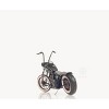 HomeRoots 8" Black Metal Hand Painted Model Motorcycle Tabletop Sculpture - 4 of 4