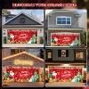 7x16ft Decorations, with Magnetic Hook and Elastic Cord for Easy Installation, Christmas Decoration Banner Backdrop - 2 of 4