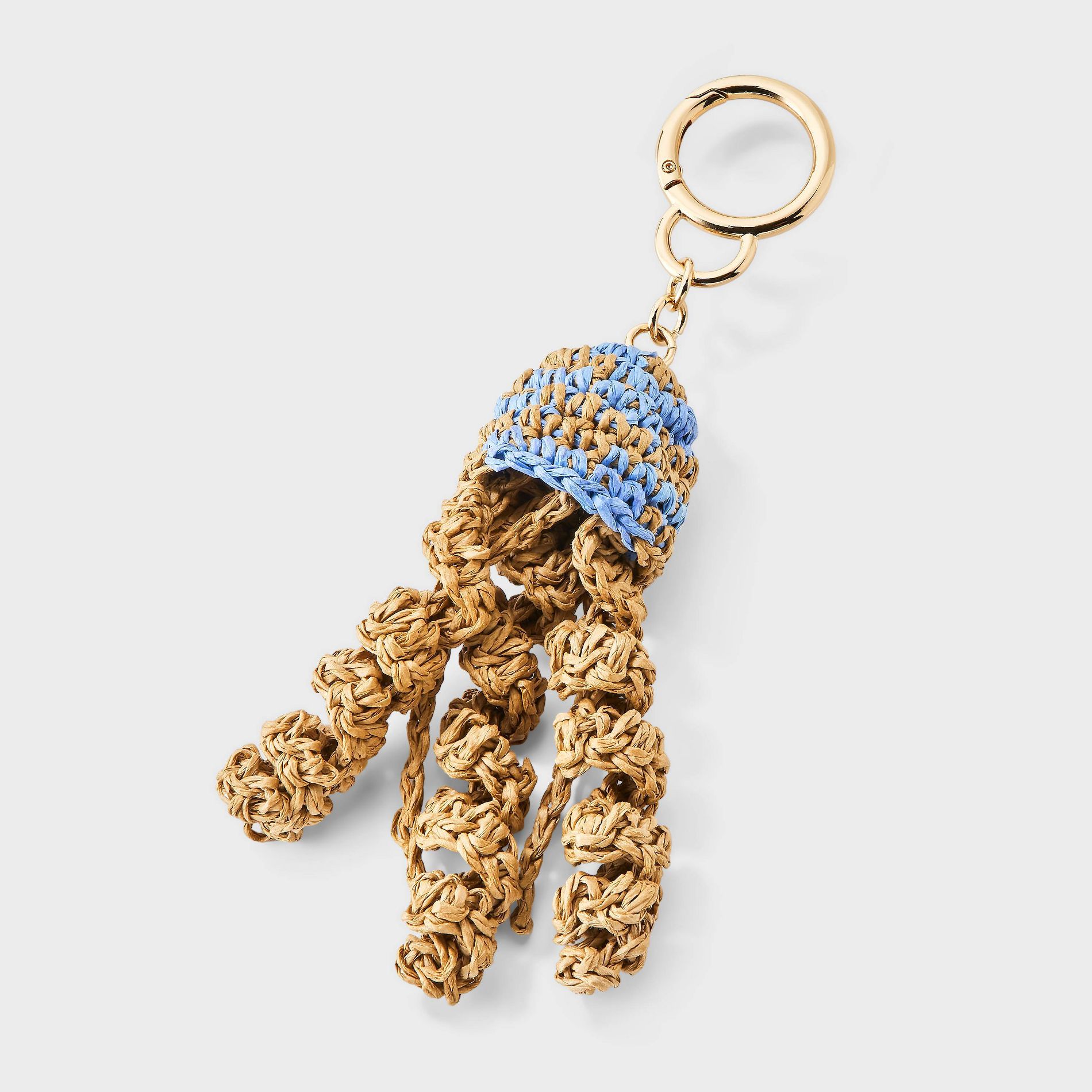 Straw Jelly Fish Bag Charm - A New Day™ Multi