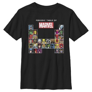 Boy's Marvel Periodic Table of Heroes T-Shirt - 1 of 4