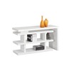Chintaly Motion Home Office Desk with Shelves - 2 of 4