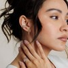 Made By Mary | Gloss Croissant Hoop Earrings - 2 of 4