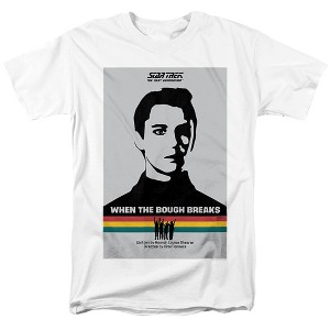 Star Trek Tng Season 1 Episode 17 Adult T-Shirt White - 1 of 4