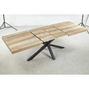 Extendable table ,DINING TABLE,OFFICE TABLE,COFFEE TABLE,240/200/160x90x75cm,walnut color - 1 of 1