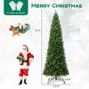 Costway 12 FT Artificial Christmas Tree & Quick Power Connector 2536 Branch Tips 1030 Warm White LED Lights - 3 of 4