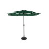 NicBex 10FT Aluminum 3-Tier Auto-Tilt Patio Umbrella,Outdoor Market Umbrella with Easy Crank,Sunbrella Umbrella for Pool,Garden,Backyard - 3 of 4