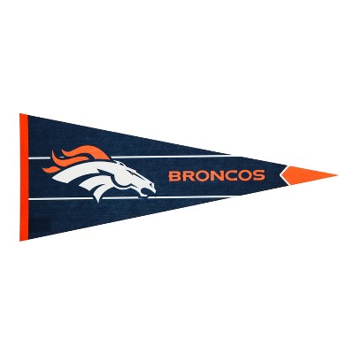 Evergreen Denver Broncos Pennant Flag