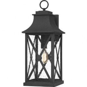 Quoizel Lighting Ellerbee 1 - Light Sconce in  Mottled Black - 1 of 4