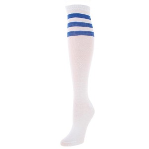 CTM Women's Top Striped Knee-High Fashion Sock (1 Pairs) - 1 of 2