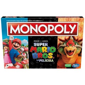 Monopoly Super Mario Bros. La Pelicula (Spanish Version) Board Game - 1 of 4