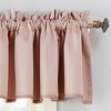 54"x18" Sun Zero Room Darkening Seymour Rod Pocket Curtain Valance - 2 of 4