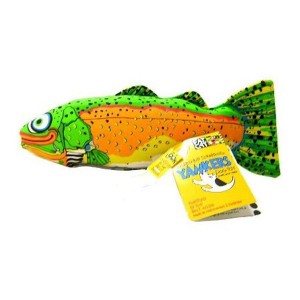 Fat Cat Classic Yankers Dog Toy - Assorted (Trout (14"L x 5"W x 3"H)) - 1 of 3