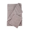 Luxury Cotton 8 Piece Bath, Hand, and Face Towel Set with Bath Mat and Bath Mitt by Blue Nile Mills - 3 of 4