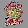 Boy's Teenage Mutant Ninja Turtles Take a Pizza My Heart Sweatshirt - 2 of 2