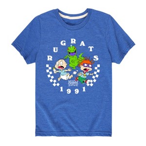 Boys' - Rugrats - Tommy and Friends Collegiate 1991 Short Sleeve Graphic T-Shirt - 1 of 4