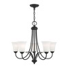 Livex Lighting Ridgedale 5 - Light Chandelier in  Black - 2 of 4