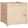 vidaXL Garden Planters 2 pcs 50x50x50cm Solid Pine Wood - 3 of 4