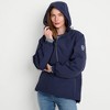 Lands' End Adult Squall Waterproof Anorak Pullover - X-Small - Deep Sea Navy - 3 of 4