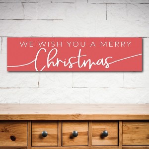Courtside Market We wish you a merry Christmas 6x24 Art Board - 1 of 2