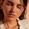 Huggie Hoop Earrings for Women Gold CZ Stud Earrings 14K Gold Filled Small Boho Huggie Earrings Hypoallergenic Piercing Hoops Jewelry - 3 of 4