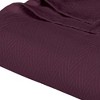 HomeRoots Twin Plum Cotton Woven Chevron Blanket - 4 of 4