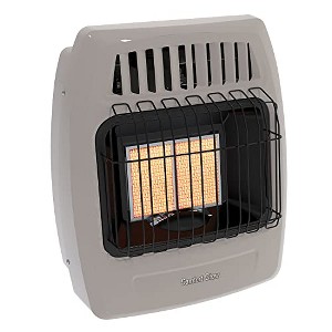 Comfort Glow 2 Plaque Infrared Gas Wall Heater Thermostat Dual Fuel - 1 of 2