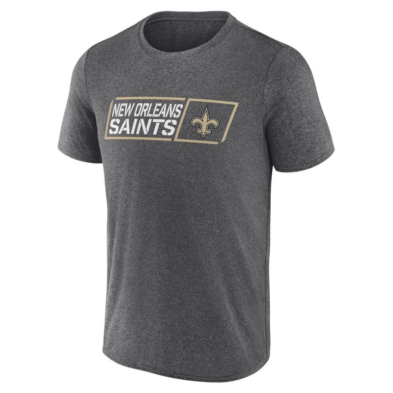 NFL New Orleans Saints Men&#39;s Quick Tag Athleisure T-Shirt, 2 of 4