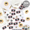 Big Dot of Happiness Pirate Ship Adventures - Skull Birthday Party Candy Favor Sticker Kit - 304 Pieces - 2 of 4
