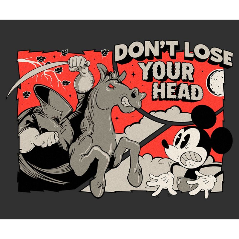 Men's Mickey & Friends Headless Horseman Don't Lose Your Head T-Shirt, 2 of 6