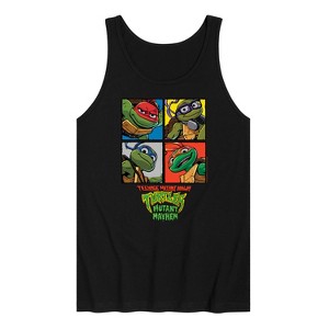 Men's - Teenage Mutant Ninja Turtles Mutant Mayhem - Mutant Mahem Grid Graphic Tank Top - 1 of 2